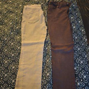 2 pairs Gloria Vanderbilt pants